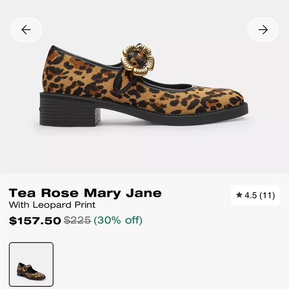 Coach Shoes - Coach Leopard Print Mules